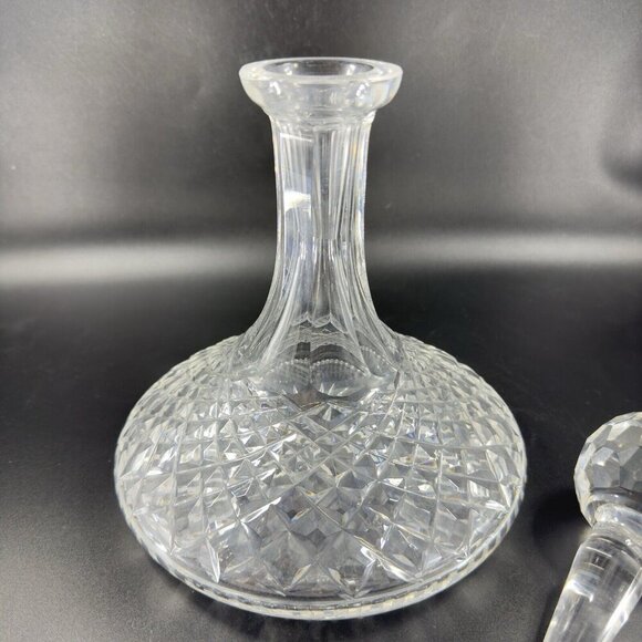 Waterford Clear Crystal Glass Liquor Decanter Stopper Container Heavy Elegant - Picture 10 of 15